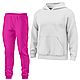 Теплий дитячий спортивний костюм однотонний Білий, 4-16 років, фото 8