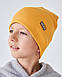 Шапка двошарова з відворотом для хлопчиків, фото 2