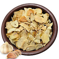 Часник сушений пластівцями 100 г / Ароматний натуральний висушений часник для маринадів / Пластівці часнику