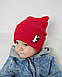 Шапка двошарова з вушками для хлопчиків арт. 3417, фото 2