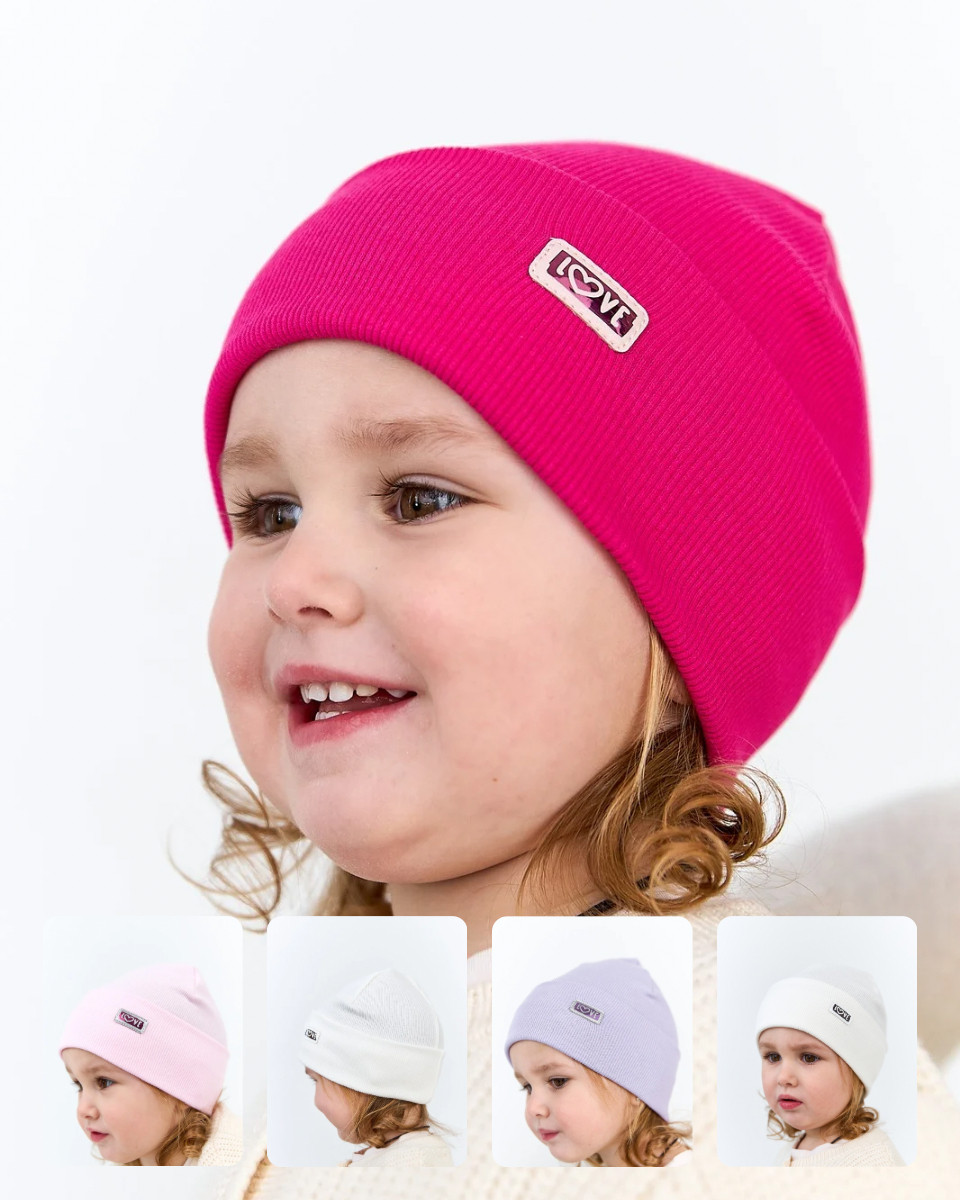 Шапка для дівчинки на весну-осінь оптом - Артикул 3677, фото 1