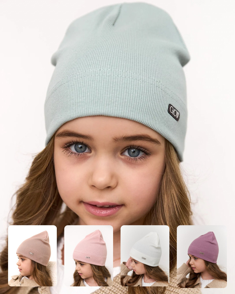 Шапка для дівчинки на весну-осінь оптом - Артикул 3706, фото 1