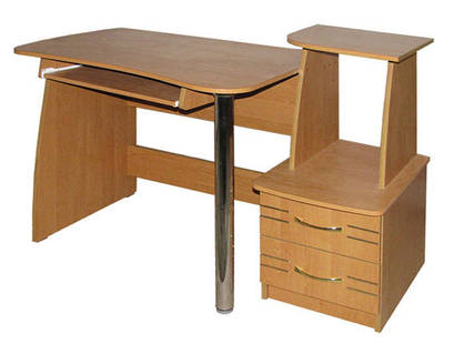 Стіл комп'ютерний Інстал Молдіг МАКСІ МЕБЛІ Вільха (12552)