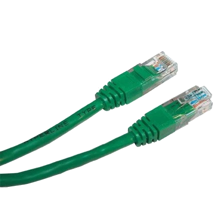 Патч-корд E-server UTP, 0.5 м, кат. 5e зелений, фото 1