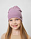 Шапка одношарова для дівчаток, фото 2
