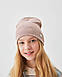 Шапка одношарова для дівчаток, фото 6