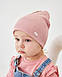 Шапка одношарова для дівчаток арт. 3452, фото 4