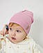 Шапка одношарова для дівчаток арт. 3474, фото 5