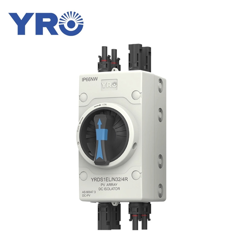 Роз'єднувач (вимикач) постійного струму YRO YRDS1EL 4P 32A 1000V (2 входи, 2 виходи), фото 1