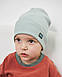 Шапка одношарова для хлопчиків арт. 3459, фото 4