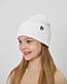 Шапка одношарова з відворотом для дівчаток, фото 6