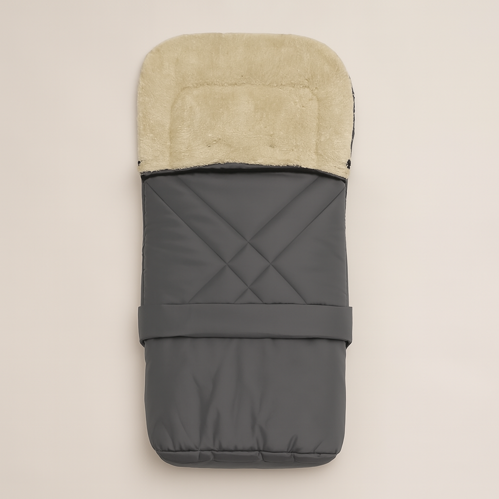 Сірий зимовий конверт з подовженням — універсальний варіант для дітей від 0 до 3 років, фото 1