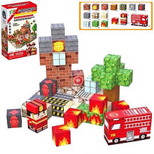 Магнітний конструктор "Пожежна/Fire" (54 деталі) арт. RDF 1009