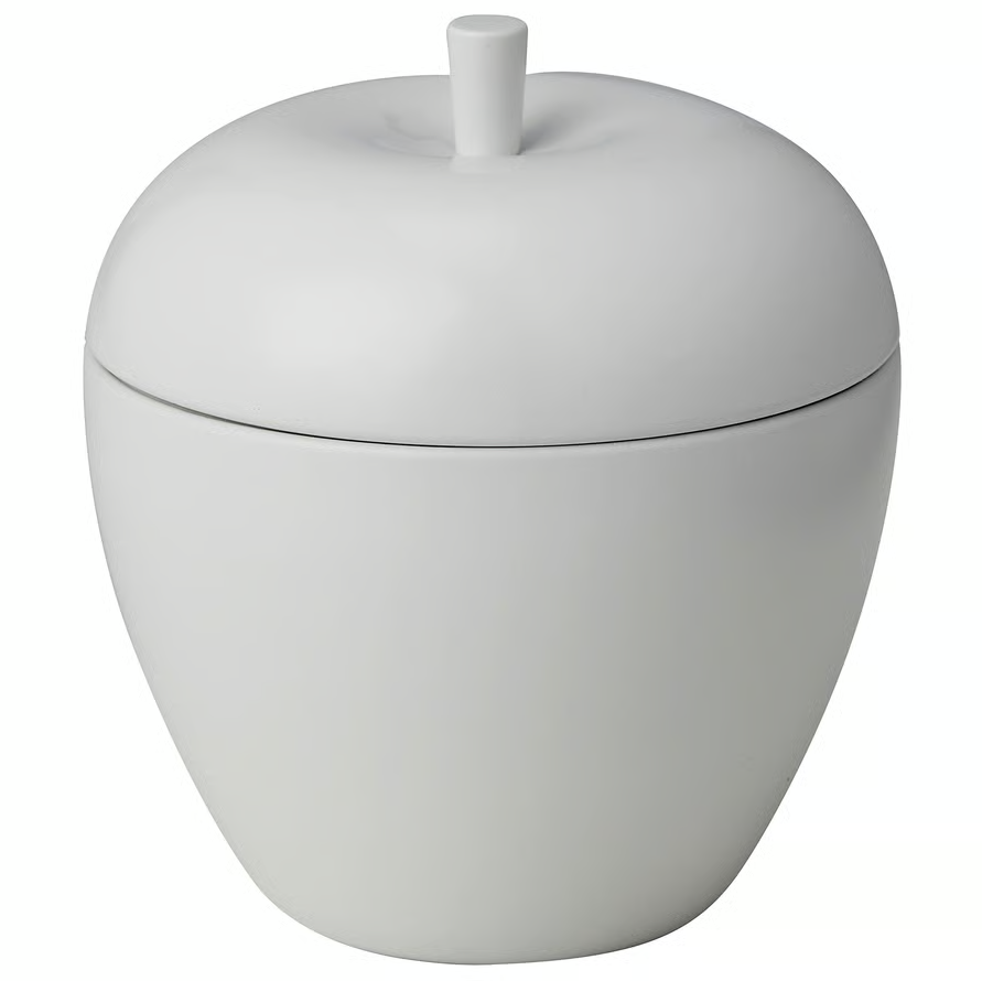 Свічка ароматична у формі яблука VINTERFINT, аромат яблуко з ваніллю IKEA 706.011.21, фото 1