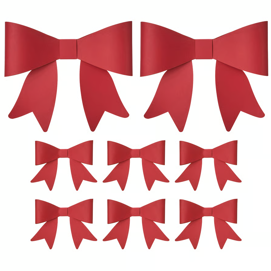 Різдвяний декор, бантики, 8 шт. VINTERFINT IKEA 806.046.14, фото 1