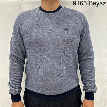 Реглан чоловічий Caporicco 9165 BTL BEYAZ 70% бавовна 20% віскоза 10% еластан 3XL(Р)