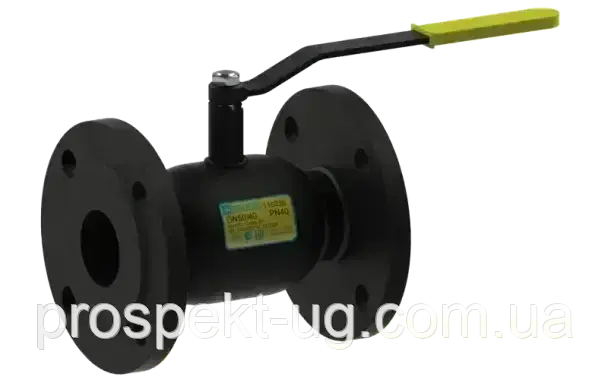 Кран кульовий сталевий 11с33п Ду50/40 Ру16 фланцевий стандартнопрохідний Breeze, фото 1