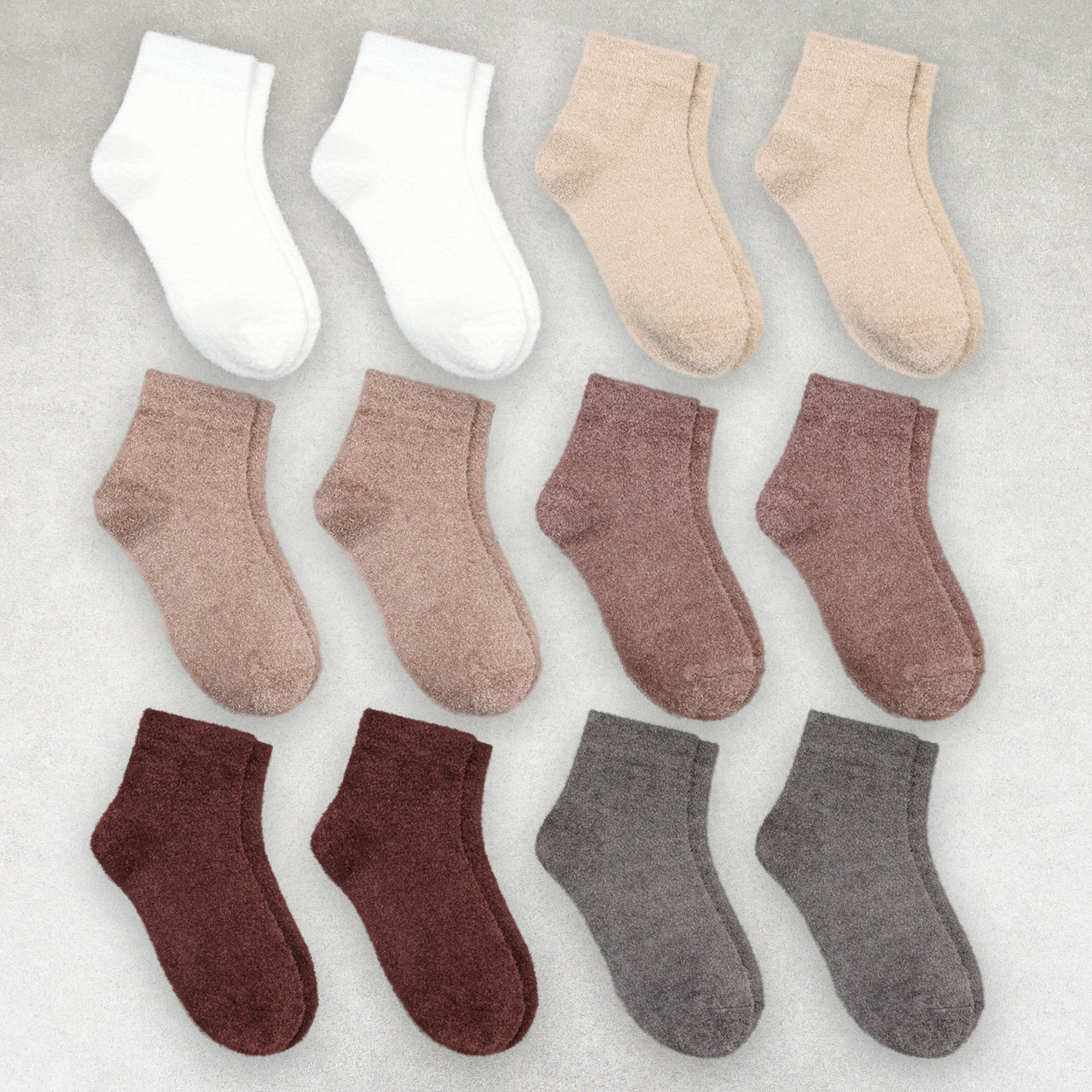 Шкарпетки зимові пухнасті жіночі 12 пар середньої висоти розмір 36-40 арт. 341.12, фото 1