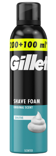 Піна Gillette Comfort для гоління 300 мл для чутливої шкіри