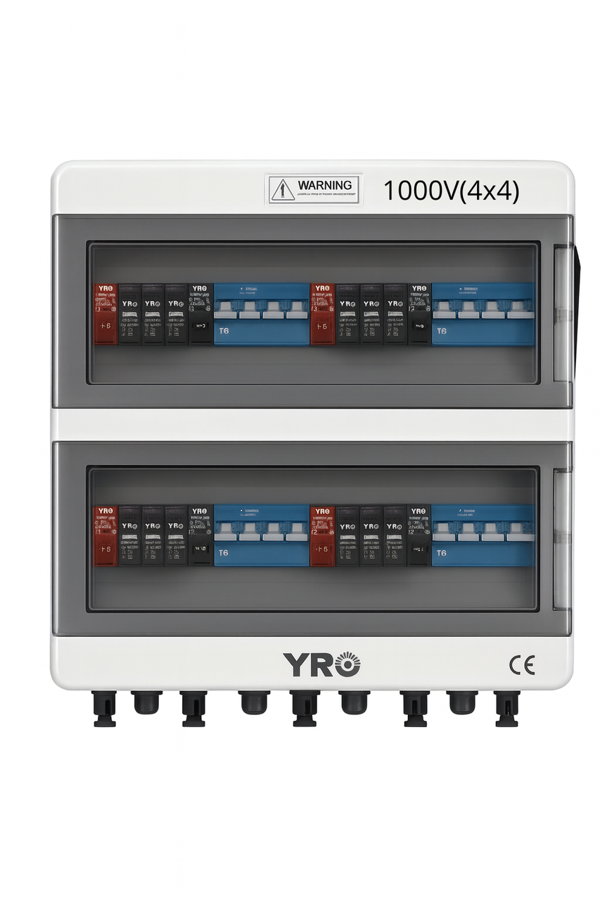 Щиток захисту для сонячних станцій YRO YRPVB-4/4CB PV Combiner Box 1000V, фото 1