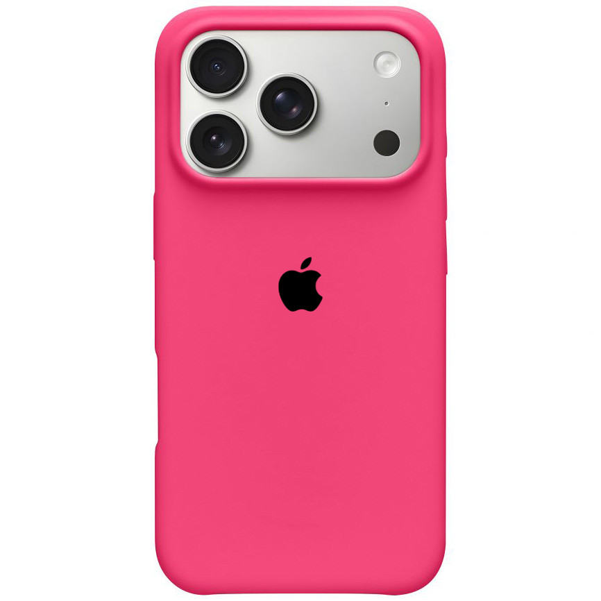 Чохол Silicone Full Cover для Apple iPhone 17 Pro Max Shiny Pink, фото 1