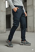 Повсякденні чоловічі карго брюки реп-стоп сині легкі тактичні штани з кишенями демісезонні