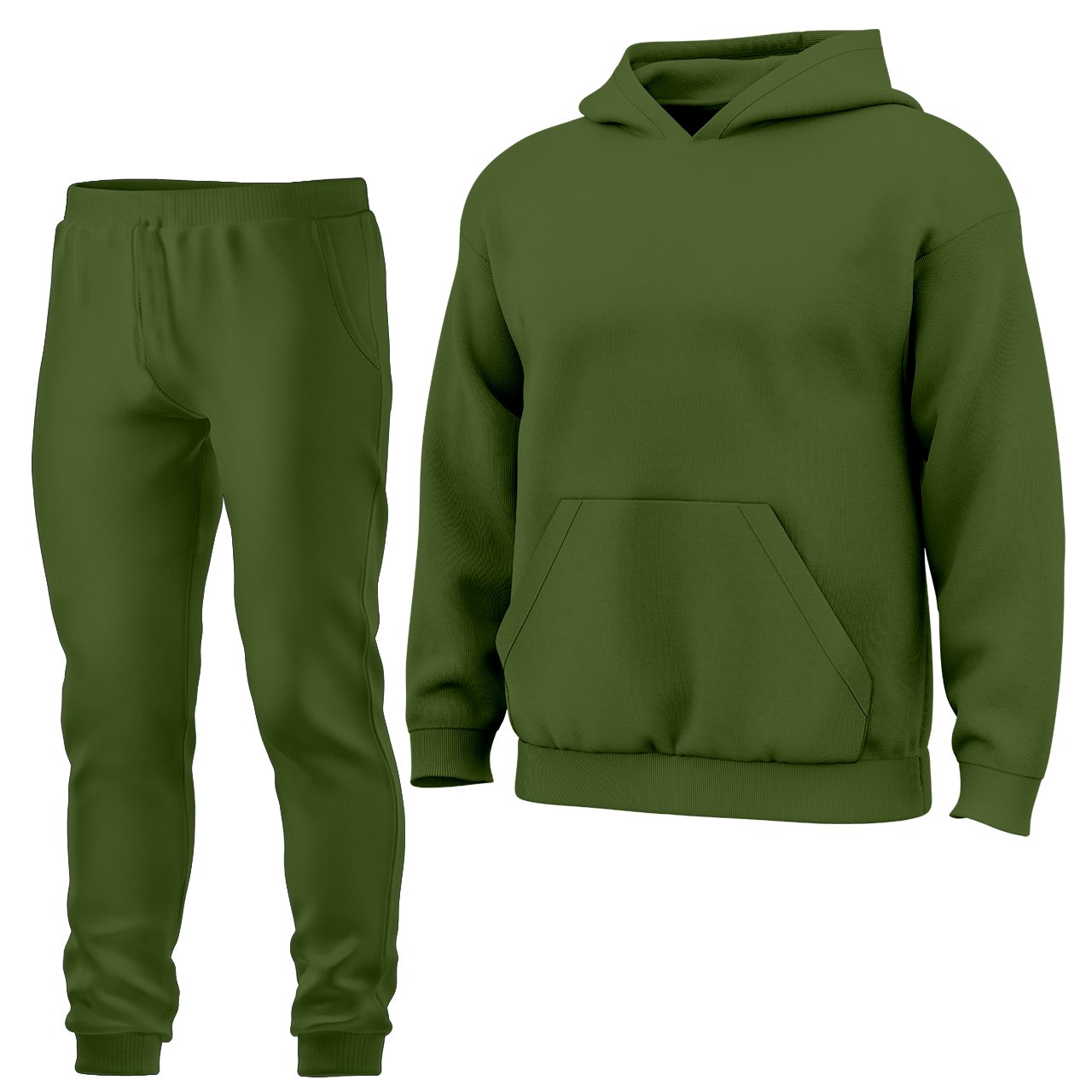 Теплий дитячий спортивний костюм однотонний Хакы, 4-16 років, фото 1