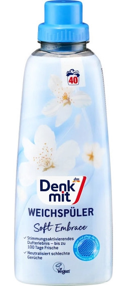 Кондиціонер для ополіскування одягу Denkmit SOFT EMBRANCE 1 л