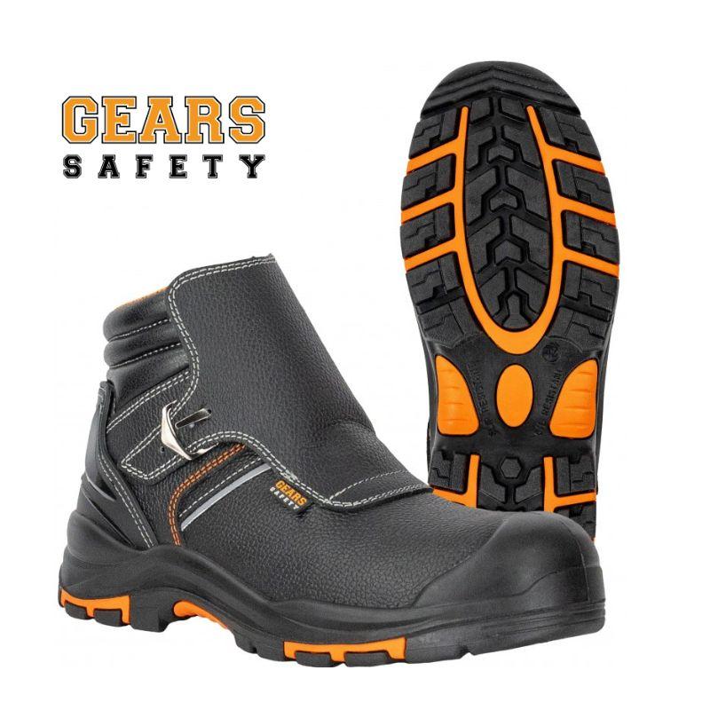 Високі захисні ботинки (Черевики зварника із закритими шнурками) ETNA Gears Safety S3L SR HRO, фото 1