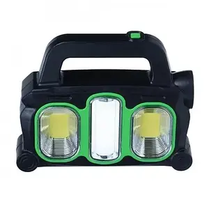 Акумуляторний LED ліхтар прожектор із сонячною панеллю USB вихід знімні Hurry Bolt HB-6169