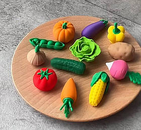 Логопедичний набір фігурок Овочі (12 шт) Logo