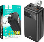 Портативний зарядний пристрій повер банк Power Bank Hoco J86B на 60000mAh, чорний