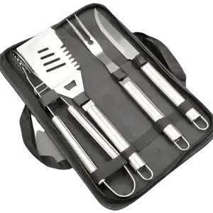 Набір аксесуарів для барбекю 4 предмета в чохлі