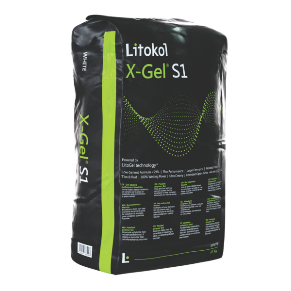 Полімерний гель клей Litokol X-Gel S1 сірий 20 кг, фото 1