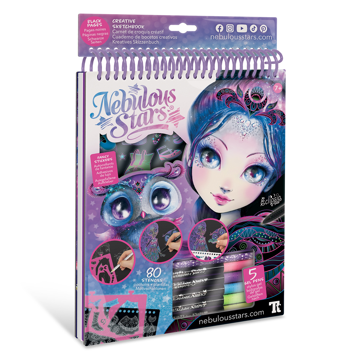 Набір для творчості Nebulous Stars Скетчбук Екліпсія, фото 1