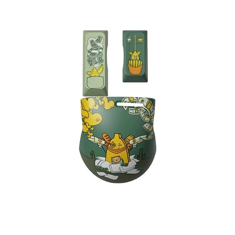 Змінні тематичні кнопки для комп'ютерної миші Lofree тематика Офісний банан Keycaps mouse, фото 1