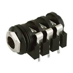 Гніздо джек монтажний 6,3 стере GCD207