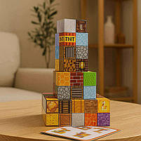 Магнітний конструктор YN2023-72 — дитячий набір магнітних блоків 72 деталі, розвиваюча іграшка, фото 6