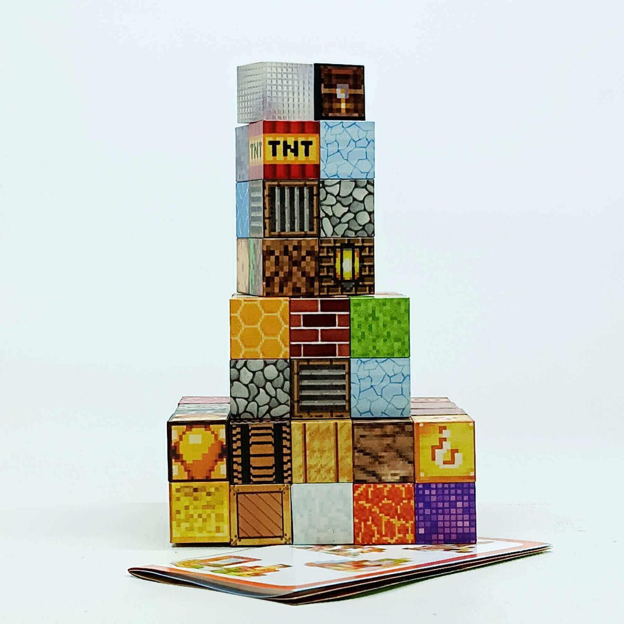 Магнітний конструктор YN2023-72 — дитячий набір магнітних блоків 72 деталі, розвиваюча іграшка, фото 1