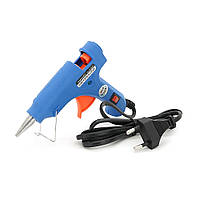 Клейовий пістолет з живленням від 220V XUNLEI YT-2013/7, клей діаметром-7мм, 20W, Blue, Blister