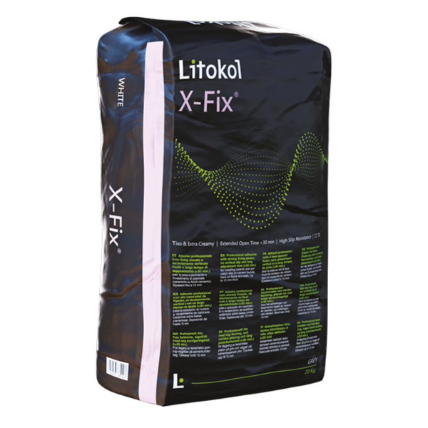 Клей для укладання плитки Litokol X-Fix білий 20 кг, фото 1