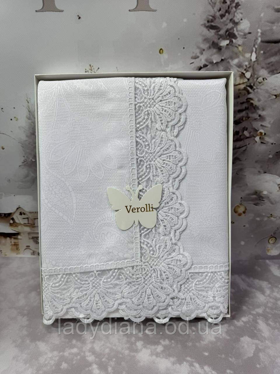 Скатертина на прямокутний стіл 160/350 см тканинна тефлонова водовідштовхувальна плямостійка Туреччина, фото 1