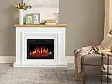 Камінокомплект ArtiFlame Marbelya AF23S білий з обігрівом і звуком горіння вогню, фото 6