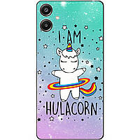 Силіконовий чохол бампер для Samsung A07 з малюнком Єдиноріг Поні