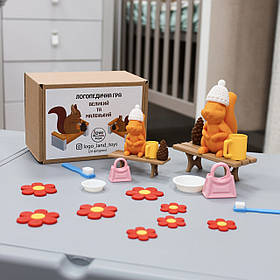 Логопедична гра Великий-маленький (білочки) Logo