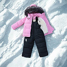 Дитячий зимовий комбінезон для дівчинки "Pink" для зими осені та весни (86/92, 92/98 и 98/104 см)