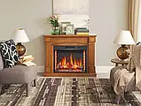 Камінокомплект ArtiFlame Boston AF28S дуб з обігрівом і звуком горіння вогню, фото 8