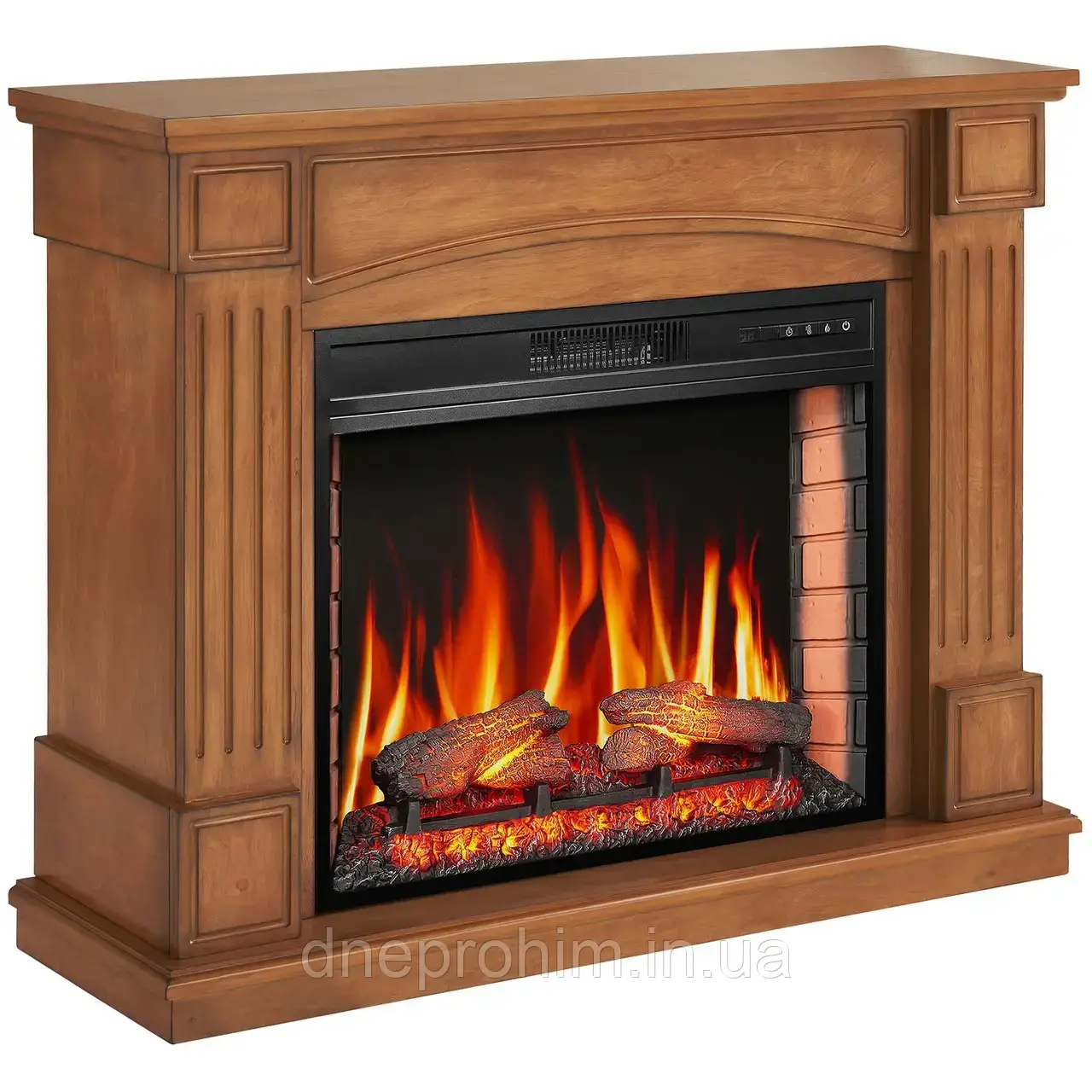Камінокомплект ArtiFlame Boston AF28S дуб з обігрівом і звуком горіння вогню, фото 1