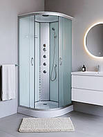 Гидромассажный бокс Ko&Po 126 90x90 матовые стекла fabric душевой бокс раздвижной на низком поддоне