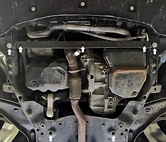 Захист двигуна та КПП Mini Clubman R55 (2007–2015) / Міні Клабмен R55, арт. 250/2, сталь 2 мм, ЩИТ